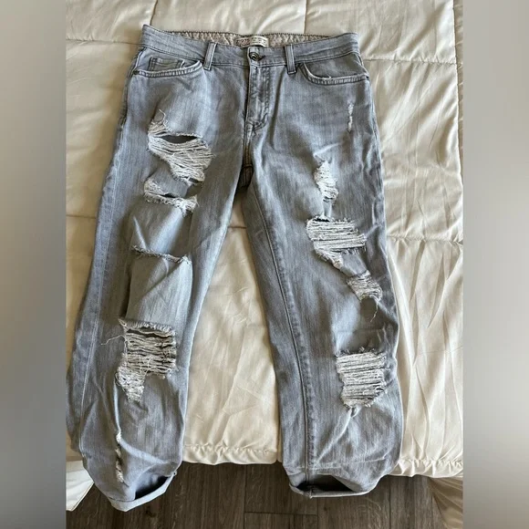 Grey Ripped Jeans - Picture 3 of 5